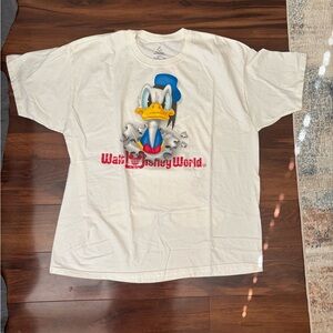 Walt Disney World Donald Duck Exploding T-shirt Sz 2XL Double-Sided HUGE Graphic